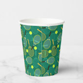 Tennis Design Pappbecher (Rechts)