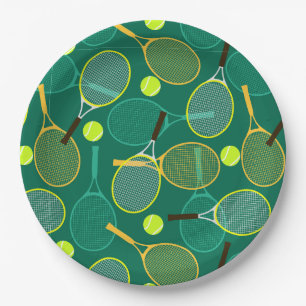 Tennis Design Pappteller
