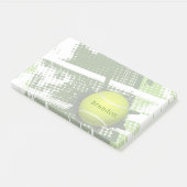 Tennis Design Post it Notes Post-it Klebezettel (angewinkelt)