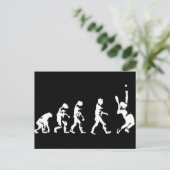 Tennis Design Postkarte (Stehend Vorderseite)