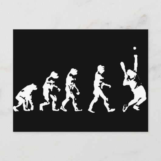 Tennis Design Postkarte (Vorderseite)