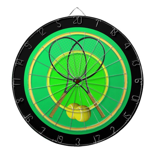 Tennis Design Regulation Dart Board Dartscheibe (vorne)