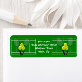 Tennis-Design-Rücksendeadresse (Insitu)