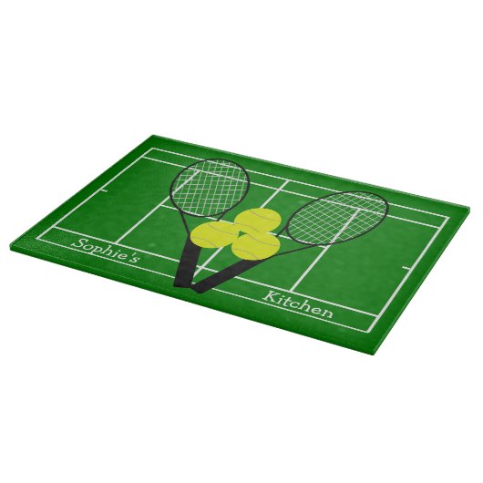 Tennis Design Schneidebrett (Ecke)