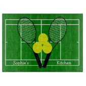 Tennis Design Schneidebrett (Vorderseite)