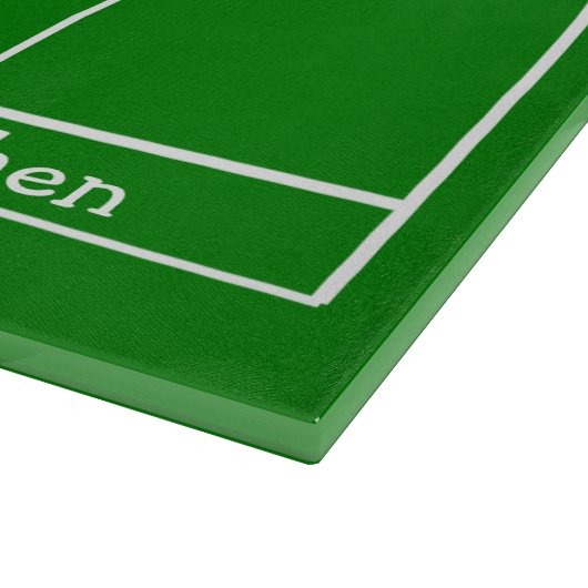 Tennis Design Schneidebrett (Ecke)