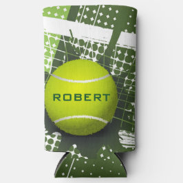 Tennis Design Seltzer Can Cooler Selters Dosenkühler