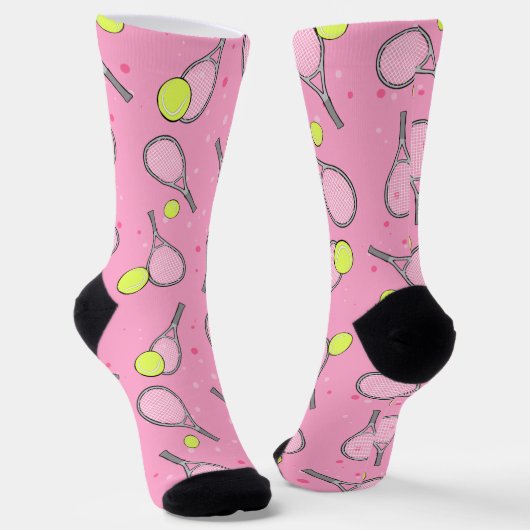 Tennis Design Socken (Gewinkelt)