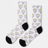 Tennis Design Socken (Linkes Detail)