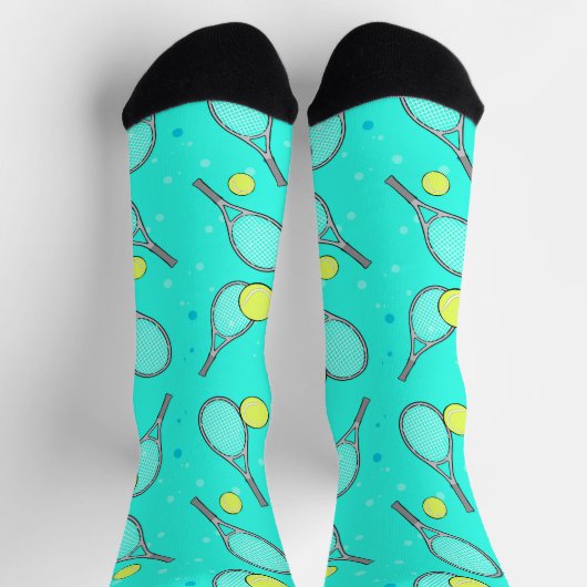 Tennis Design Socken (Oben)