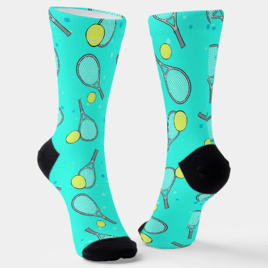 Tennis Design Socken (Gewinkelt)