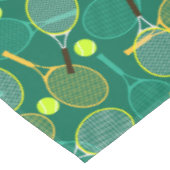 Tennis Design Tablecloth Tischdecke (Schrägansicht)
