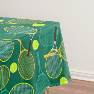 Tennis Design Tablecloth Tischdecke