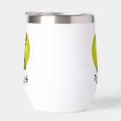 Tennis Design Thermal Wine Tumbler (Rechts)