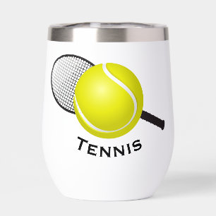 Tennis Design Thermal Wine Tumbler