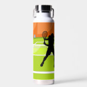 Tennis-Design Thor Kupfer Vakuum isoliert Trinkflasche (Vorne)