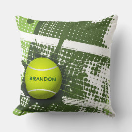 Tennis Design Throw Kissen