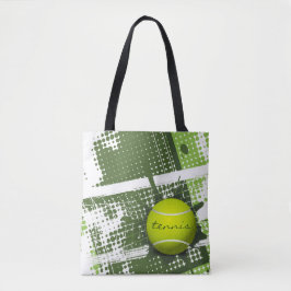 Tennis Design Tote Bag Tasche