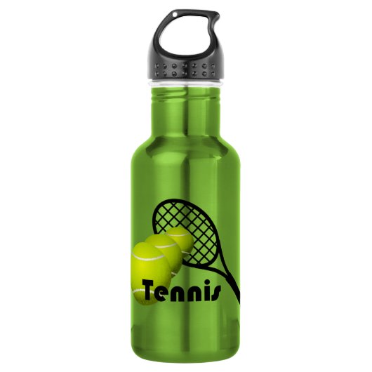Tennis Design Trinkflasche (Vorderseite)