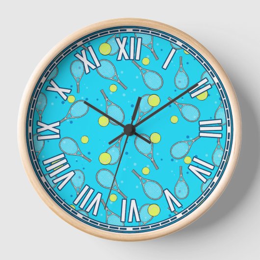 Tennis Design Uhr (Vorderseite)