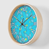 Tennis Design Uhr (Winkel)