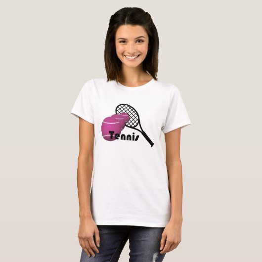 Tennis Design Women's Basic T-Shirt (Vorne ganz)