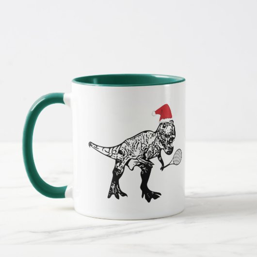 Tennis-Dinosaurier-Tasse Tasse (Links)