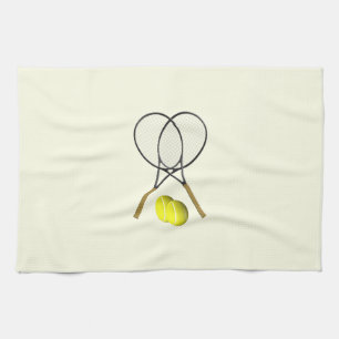Tennis-Doppel Cream Geschirrtuch