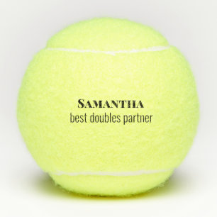 Tennis-Doppelpartner-Name Tennisbälle-Geschenk Tennisbälle
