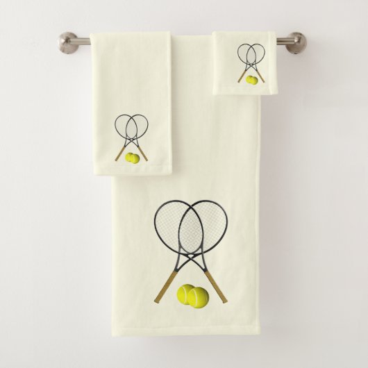 Tennis Doubles Cream Badhandtuch Set (Insitu)