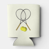 Tennis Doubles Cream Dosenkühler (Rückseite)