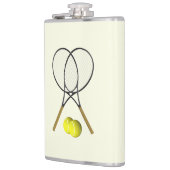 Tennis Doubles Cream Flachmann (Links)