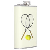 Tennis Doubles Cream Flachmann (Rechts)