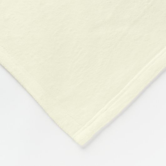 Tennis Doubles Cream Fleecedecke (Ecke)