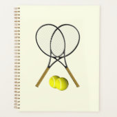Tennis Doubles Cream Planer (Vorderseite)