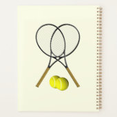 Tennis Doubles Cream Planer (Rückseite)
