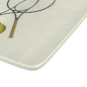 Tennis Doubles Cream Schneidebrett (Ecke)