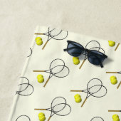 Tennis Doubles Cream Strandtuch (Beispiel)