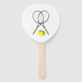 Tennis Doubles Fächer (Rückseite)