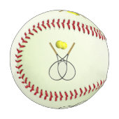 Tennis Doubles Green Baseball (Vorderseite Links)