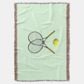 Tennis Doubles Green Decke (Vorderseite Vertikal)