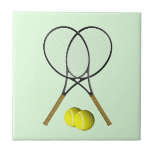Tennis Doubles Green Fliese