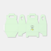 Tennis Doubles Green Geschenkschachtel (Ungefaltet)