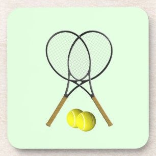 Tennis Doubles Green Getränkeuntersetzer