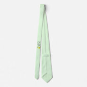 Tennis Doubles Green Krawatte (Rückseite)
