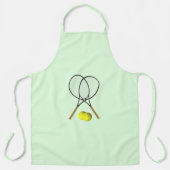 Tennis Doubles Green Schürze (Vorderseite)