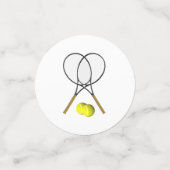 Tennis Doubles Konfetti (Klein Vorderseite)