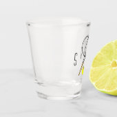Tennis Doubles Schnapsglas (Links)