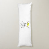 Tennis Doubles Seitenschläferkissen (Rückseite (Vertikal))