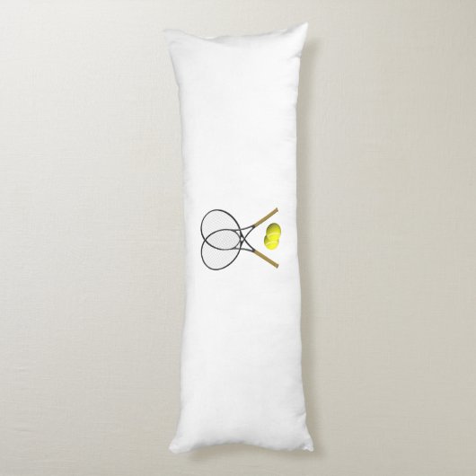 Tennis Doubles Seitenschläferkissen (Rückseite (Vertikal))